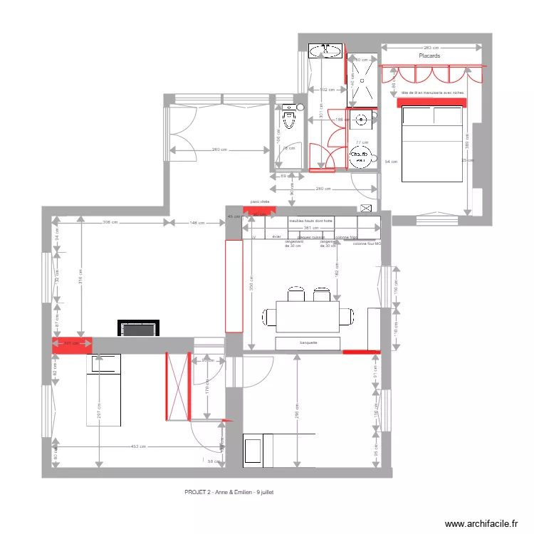 verneret projet 9 juillet bis. Plan de 