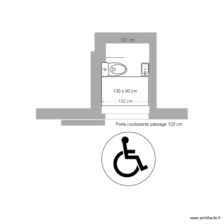 plan toilette bar &agrave; jus 3. Plan de 