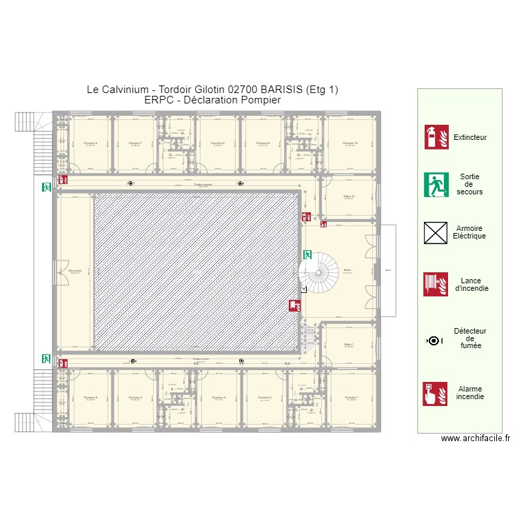 Calvi ETG 1 . Plan de 0 pièce et 0 m2