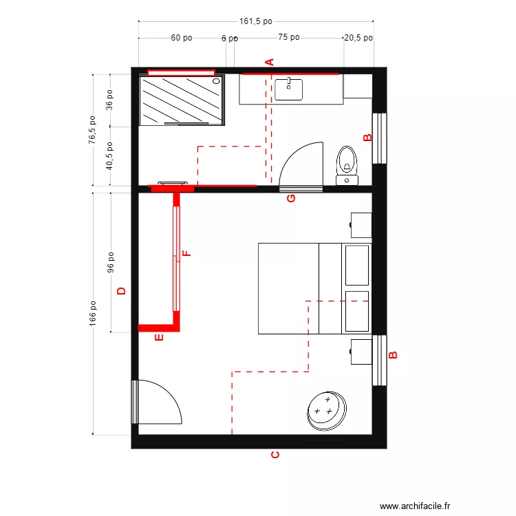 brenda Menuiserie. Plan de 