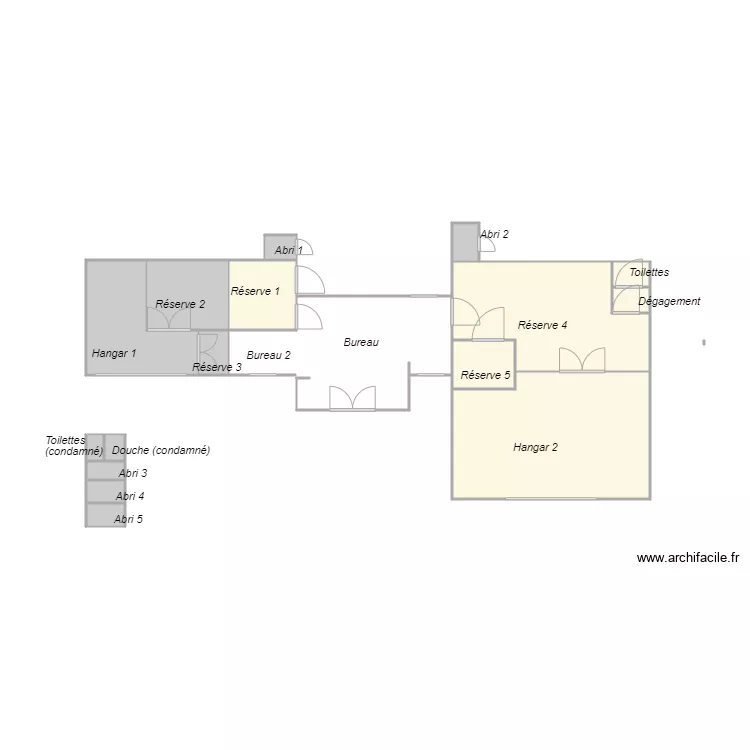 Croquis FERRE. Plan de 