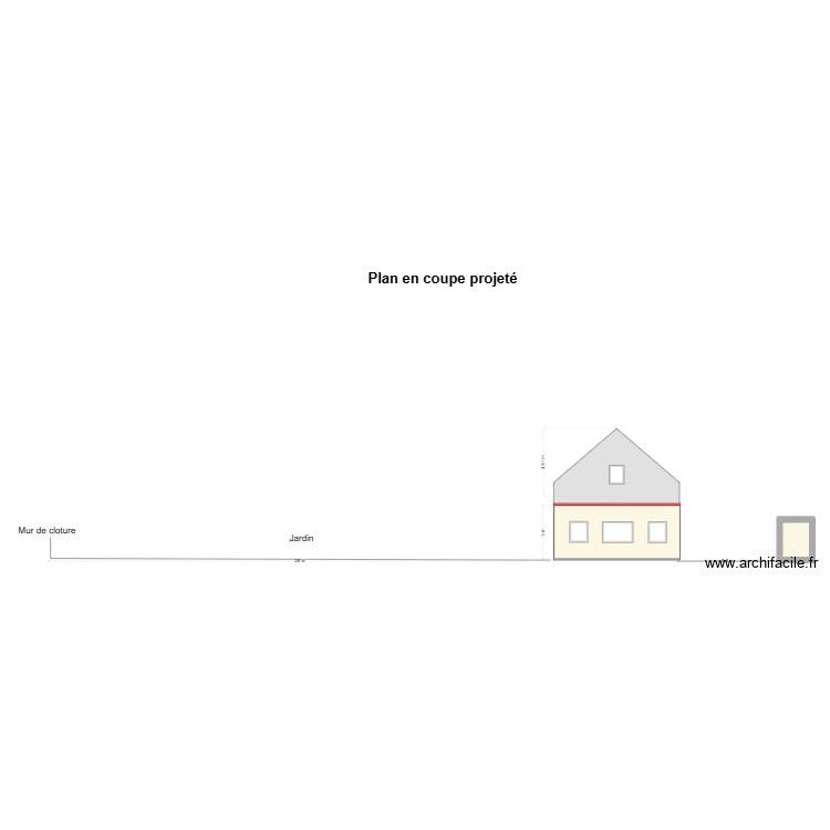 Plan en coupe implantation projeté V1 2026. Plan de 0 pièce et 0 m2 Plan en coupe implantation projeté V1 2026. Plan de 0 pièce et 0 m2
