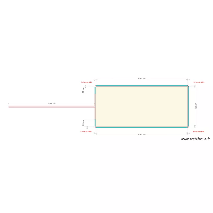Piscine GICG 2. Plan de 