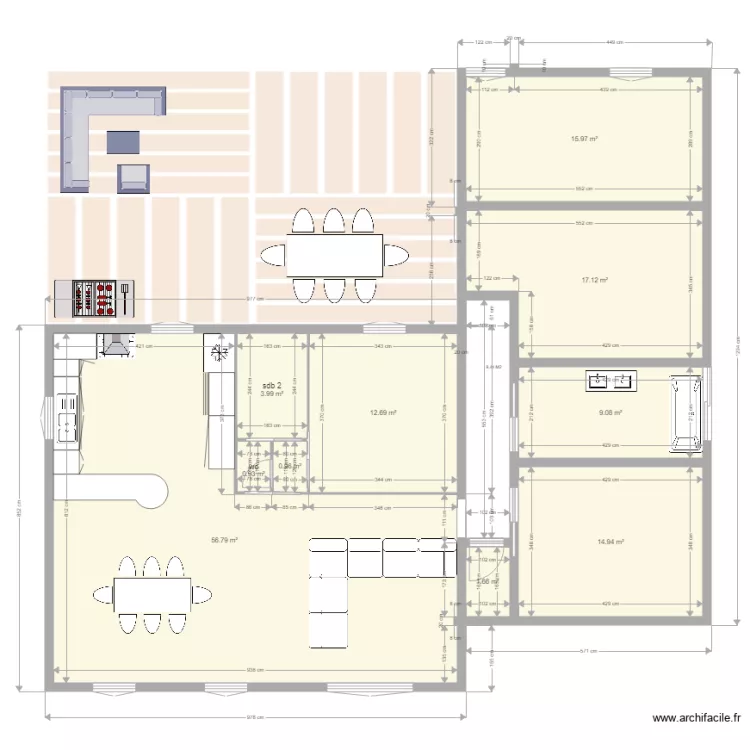 maison muy 28. Plan de 