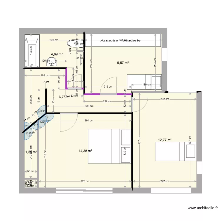 maison 1er &eacute;tage  id&eacute;e Sylvie 8122021. Plan de 