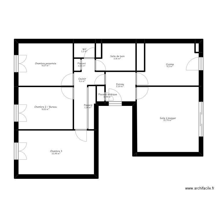 20210195718 JAMBOU. Plan de 15 pièces et 72 m2