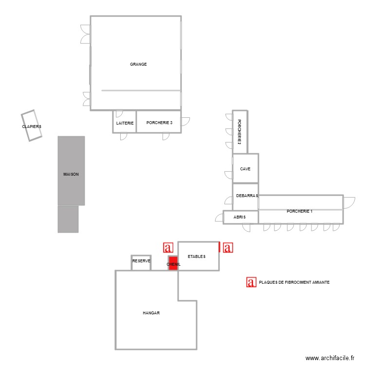 GUERINEAU FERME. Plan de 0 pièce et 0 m2