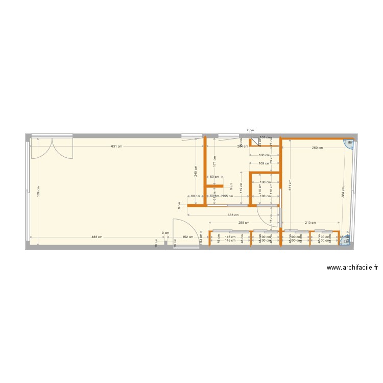 CANNES NOUVELLES CLOISONS. Plan de 0 pièce et 0 m2