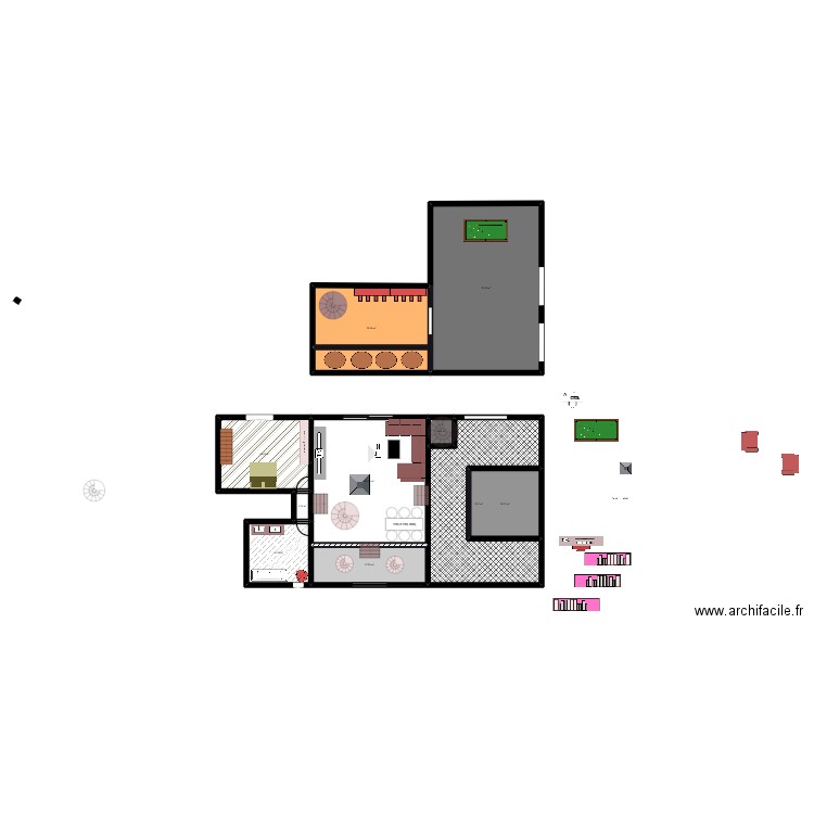 loft5. Plan de 58 pièces et 1229 m2