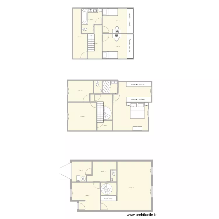 maison la madeleine V2. Plan de maison la madeleine V2. Plan de