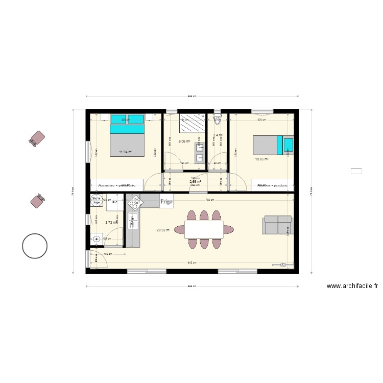 plan 1 maison. Plan de 0 pièce et 0 m2