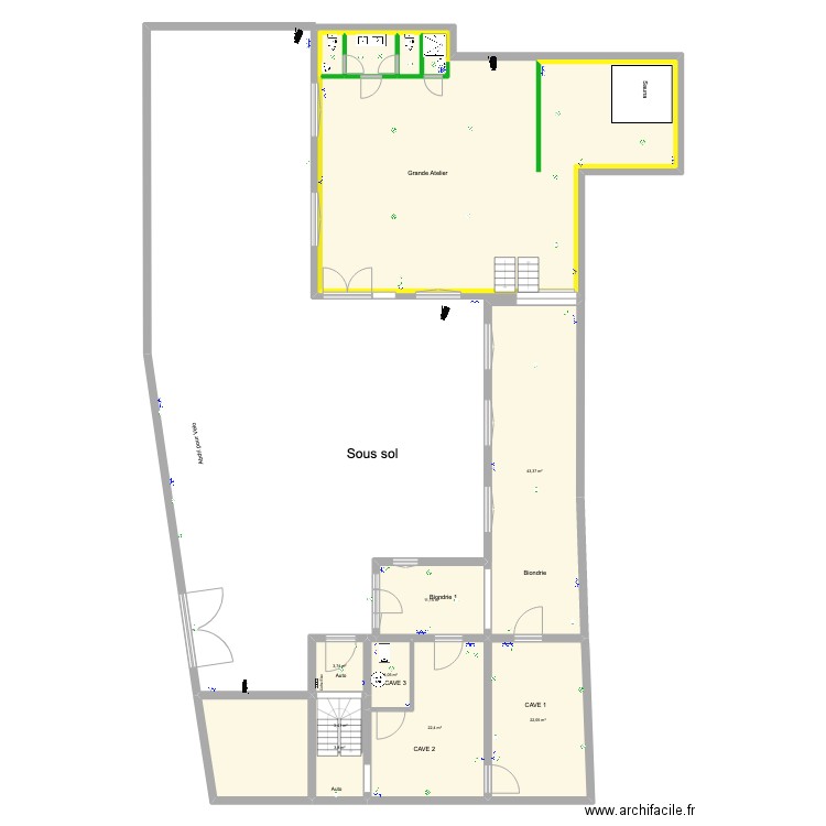 Dinate 1  Dries . Plan de 0 pièce et 0 m2