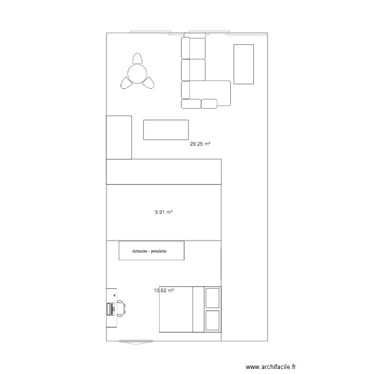 Plan appartement 2. Plan de 0 pièce et 0 m2