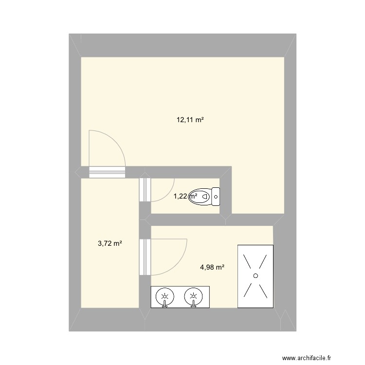 Etage. Plan de 0 pièce et 0 m2