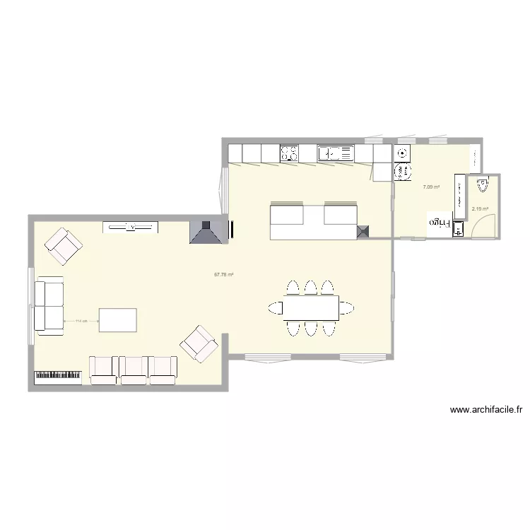 Projet Coupvray cuisine. Plan de Projet Coupvray cuisine. Plan de
