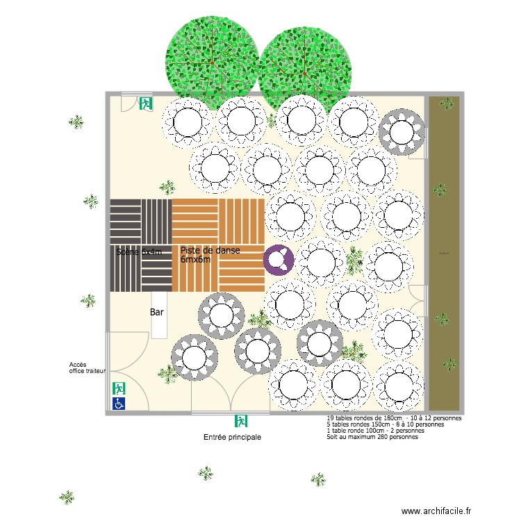 Pavillon des Oliviers implantation Chloé et Jérémy V2. Plan de 0 pièce et 0 m2