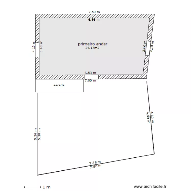 primeiro andar. Plan de 