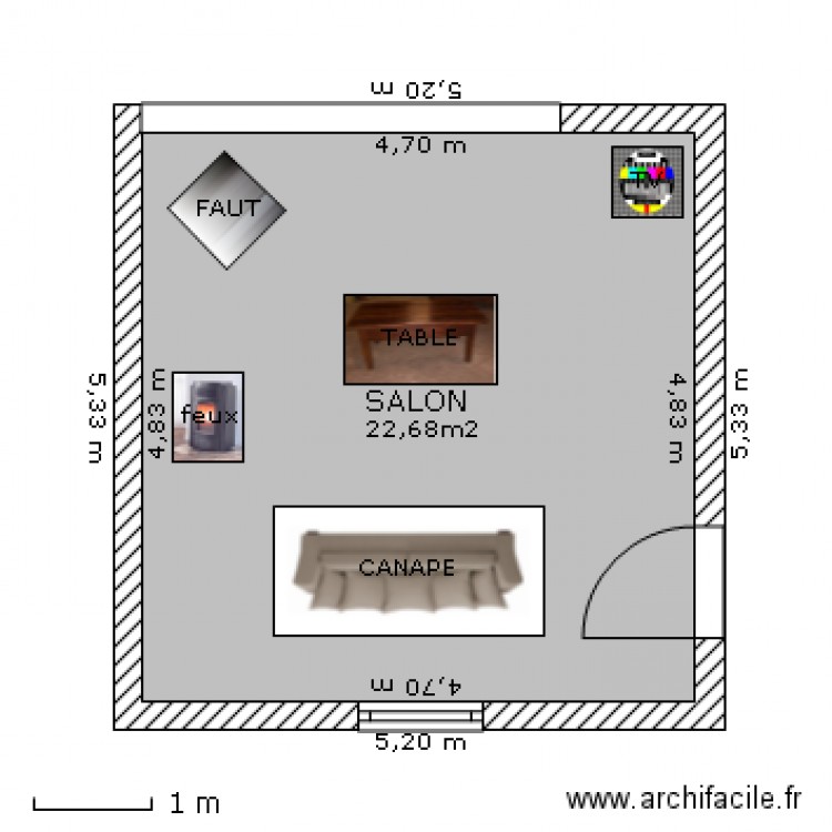 SALON1. Plan de 0 pièce et 0 m2