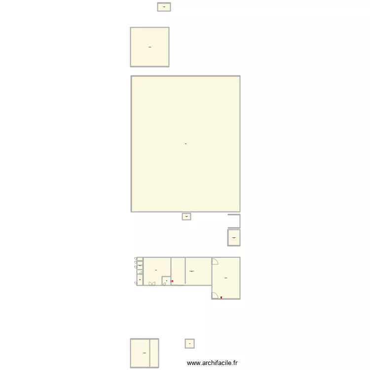 maison ziouti. Plan de 