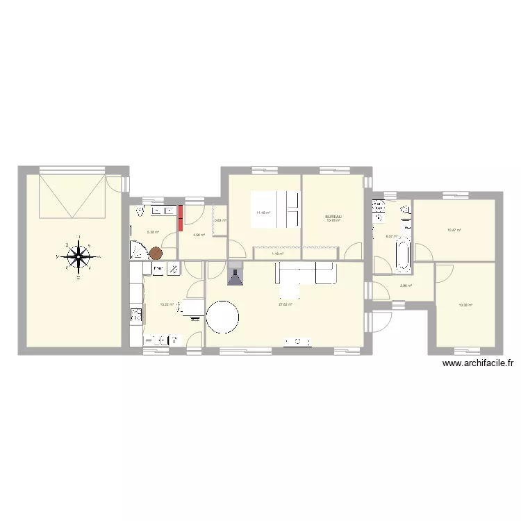 4 CH PP A CONSTRUIRE. Plan de 