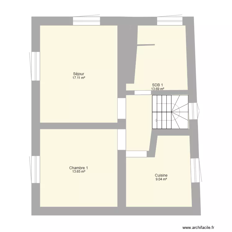 Esch sur S&ucirc;re 1er. Plan de 