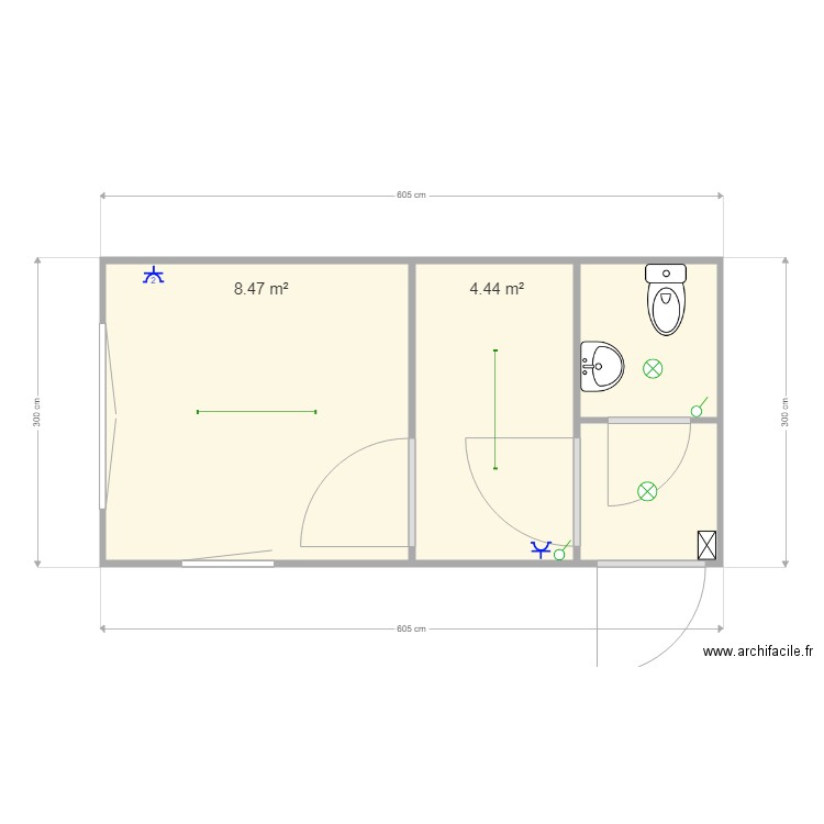 Plan module 6030 cabinet avec salle d attente. Plan de 0 pièce et 0 m2