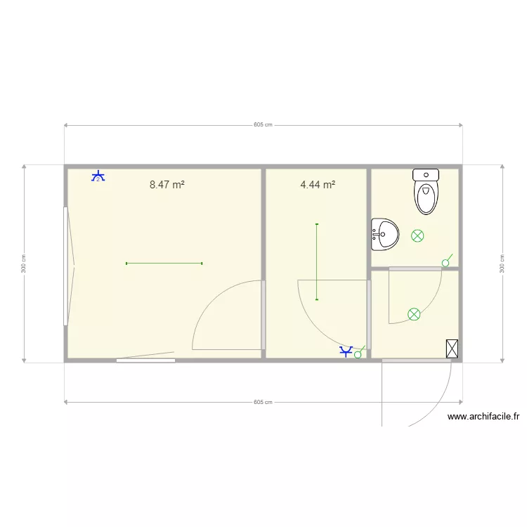 Plan module 6030 cabinet avec salle d attente. Plan de 