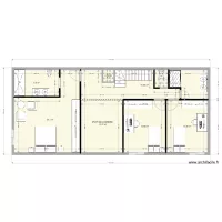 thibault valentine elne plan &eacute;tage avec escalier un quart tournant