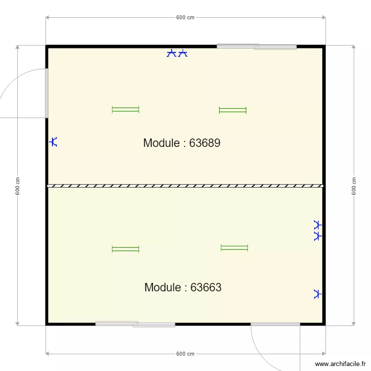 Waimes. Plan de 