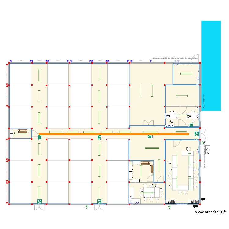 plan assifep 2. Plan de 5 pièces et 391 m2