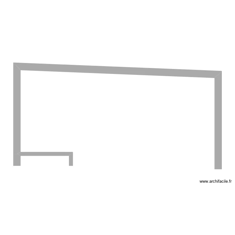 Amengagement chambre extension. Plan de 