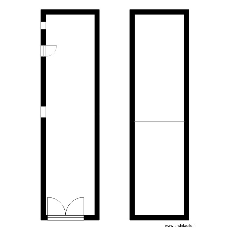 CAMONIN 2. Plan de 3 pièces et 135 m2