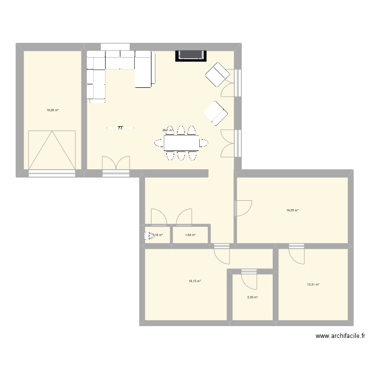 Marcy rdc sept 2023. Plan de 0 pièce et 0 m2