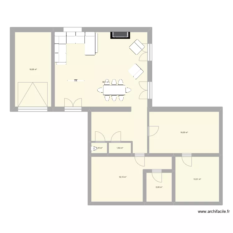 Marcy rdc sept 2023. Plan de 