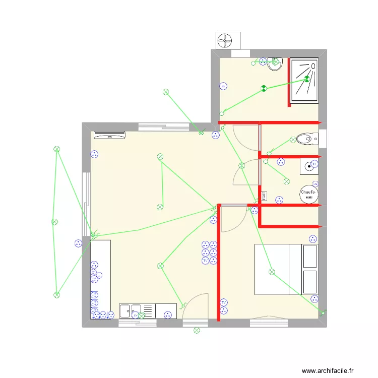 maison maman pascale. Plan de 