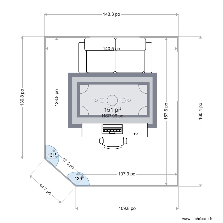 CHAMBRE AMI. Plan de 0 pièce et 0 m2