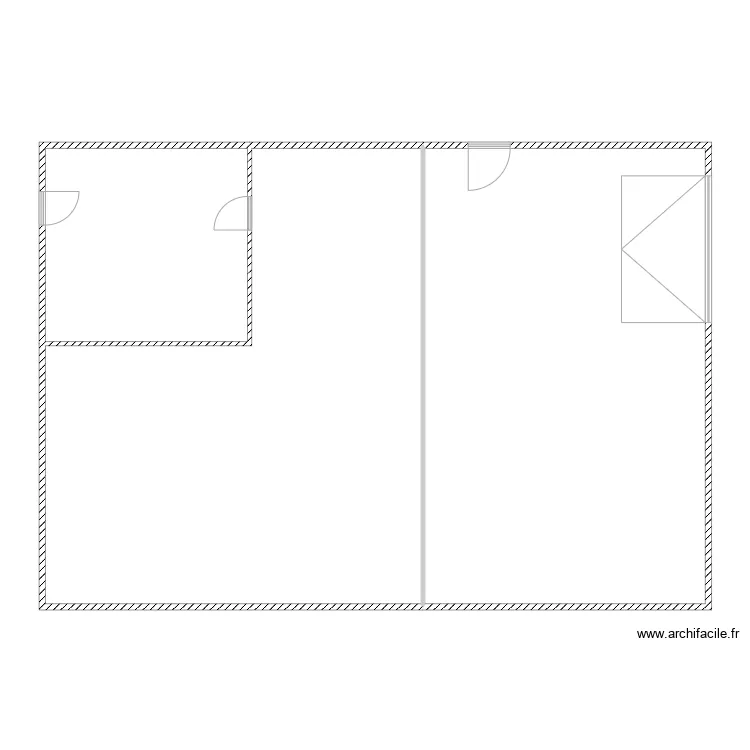 D Fontaine Hangar. Plan de 