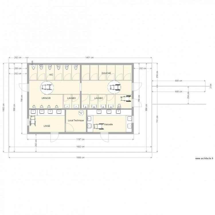 sanitaire S v01. Plan de 0 pièce et 0 m2