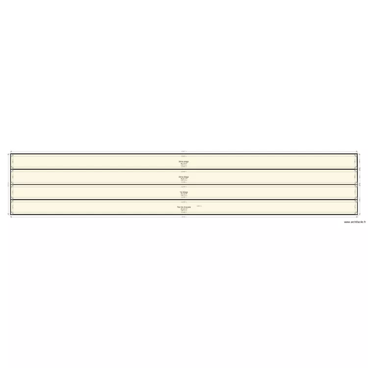 Immeuble 384 Fabron . Plan de 