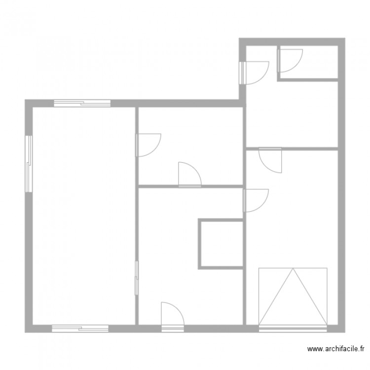 Monnier RDC. Plan de 0 pièce et 0 m2