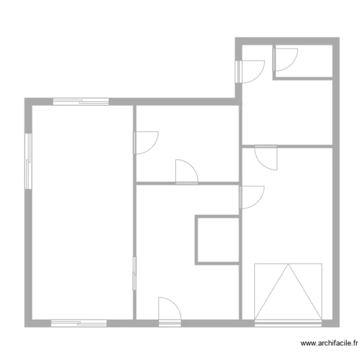 Monnier RDC. Plan de 