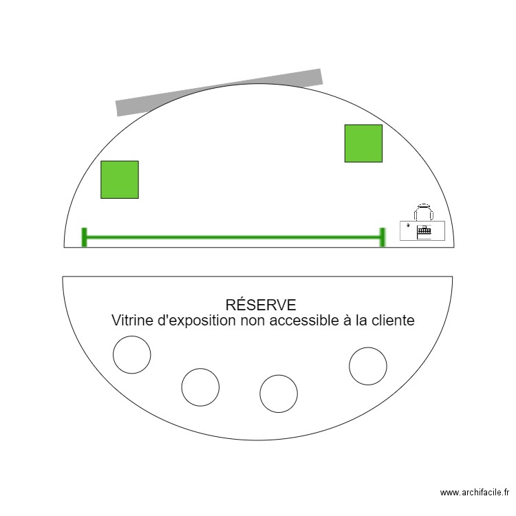 Lunule plan s1. Plan de 0 pièce et 0 m2