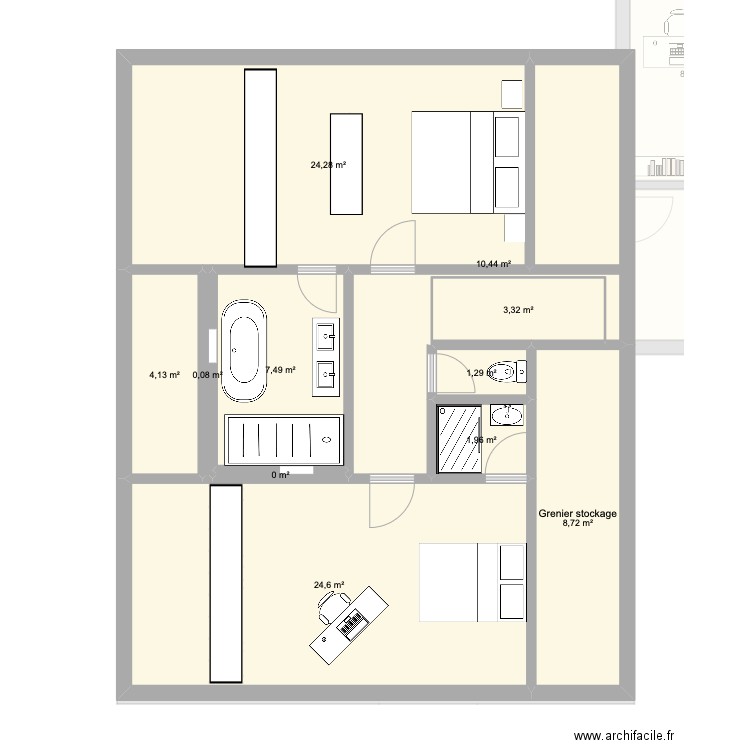 Plans Sophie et Bertrand v01. Plan de 0 pièce et 0 m2