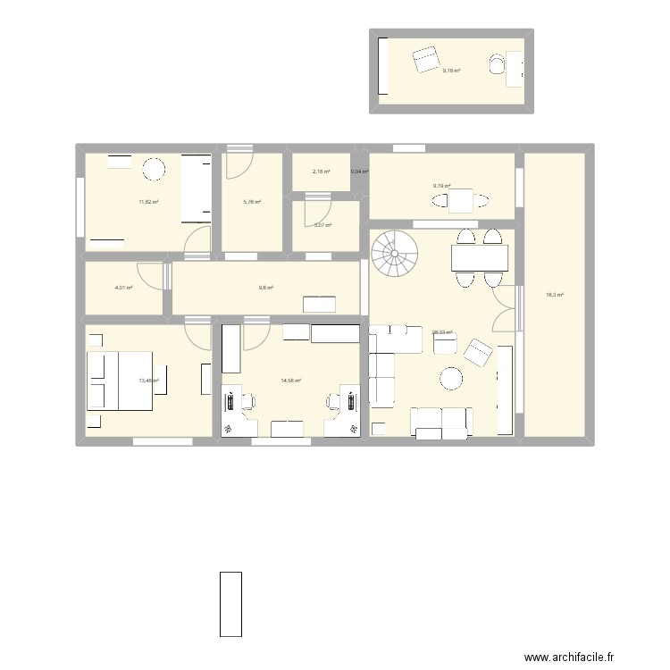 Appart. Plan de 0 pièce et 0 m2