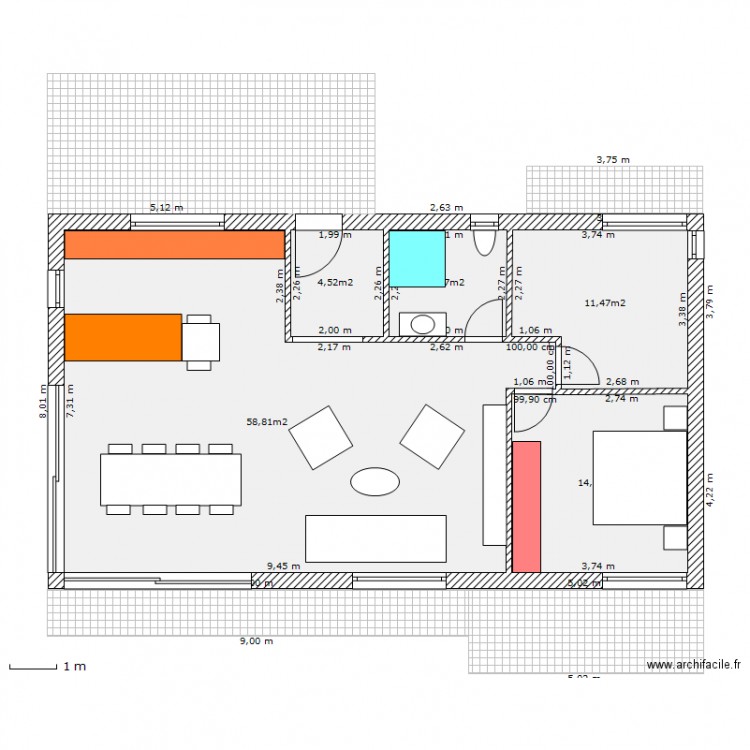 Clos 3 agrandissement. Plan de 0 pièce et 0 m2