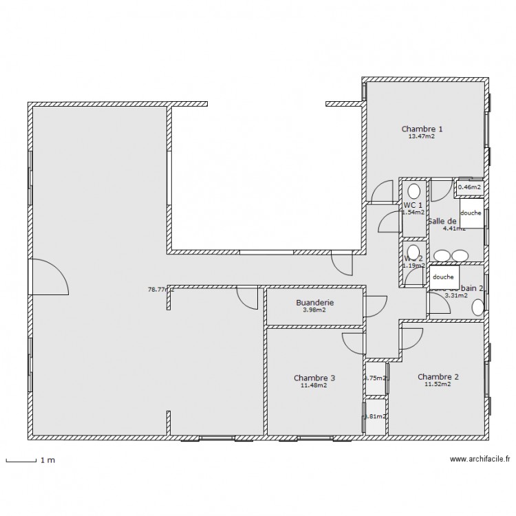 Maison au Laos. Plan de 0 pièce et 0 m2