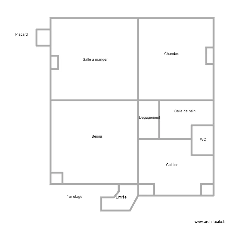 place ducale 1er noizet . Plan de 