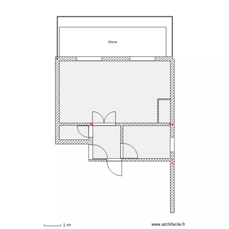terrasse puteaux. Plan de 