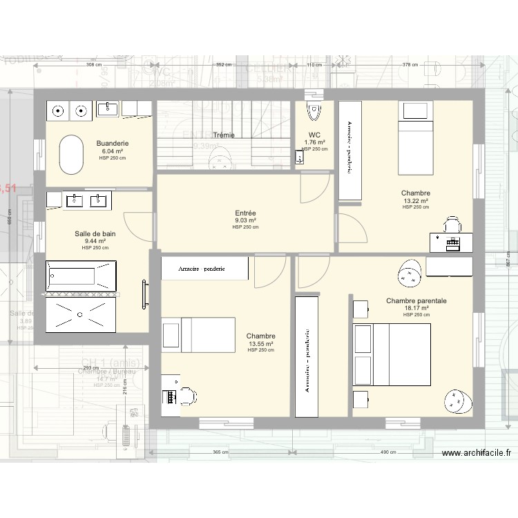 Plan final 2. Plan de 0 pièce et 0 m2