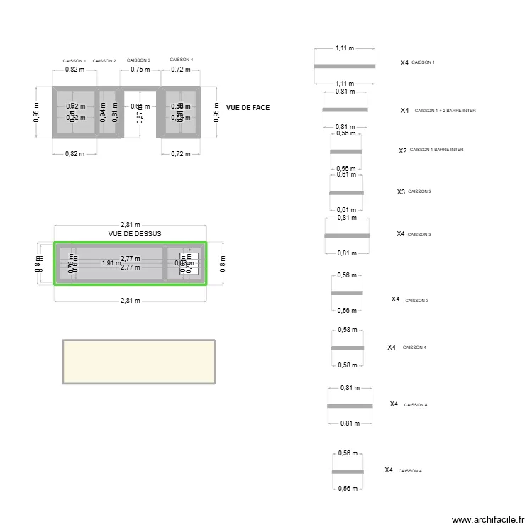 PLAN MEUBLE CUISINE. Plan de PLAN MEUBLE CUISINE. Plan de